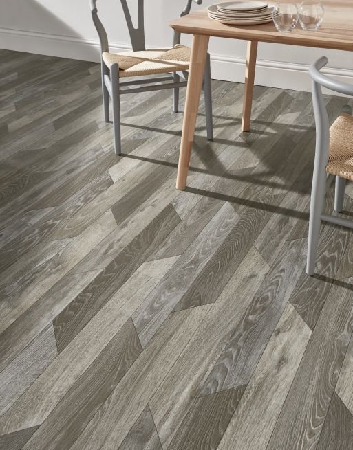 Orchid Staggered Oak Vinyl Flooring