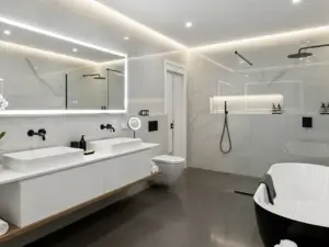 After custom bathroom design in Dubai