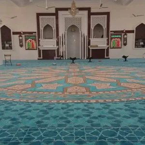 Custom Grand Turquoise Mosque Carpets