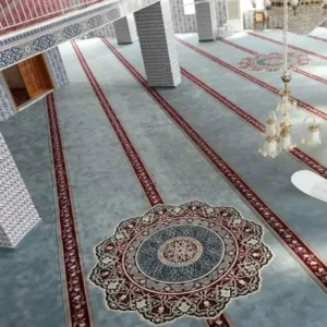 Elegant Medallion Grey Mosque Carpets