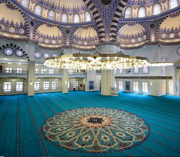 Majestic Royal Turquoise Mosque Carpets