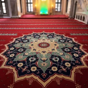 Royal Red Medallion Mosque Carpets