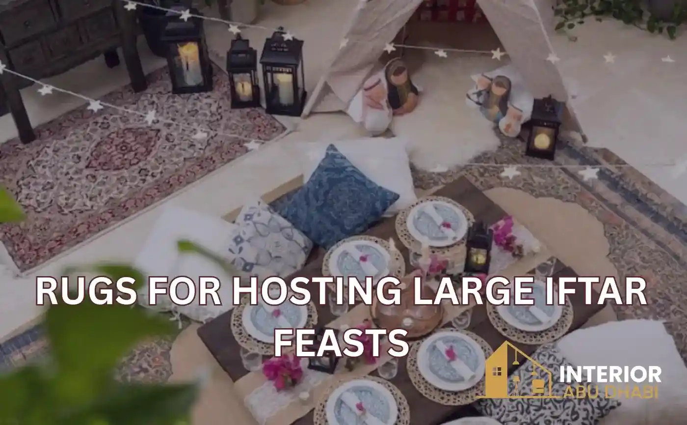 Rugs for Hosting Large Iftar Feasts